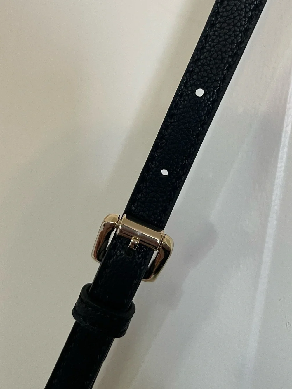 Vince Camuto Black Round Pebbled Leather Crossbody